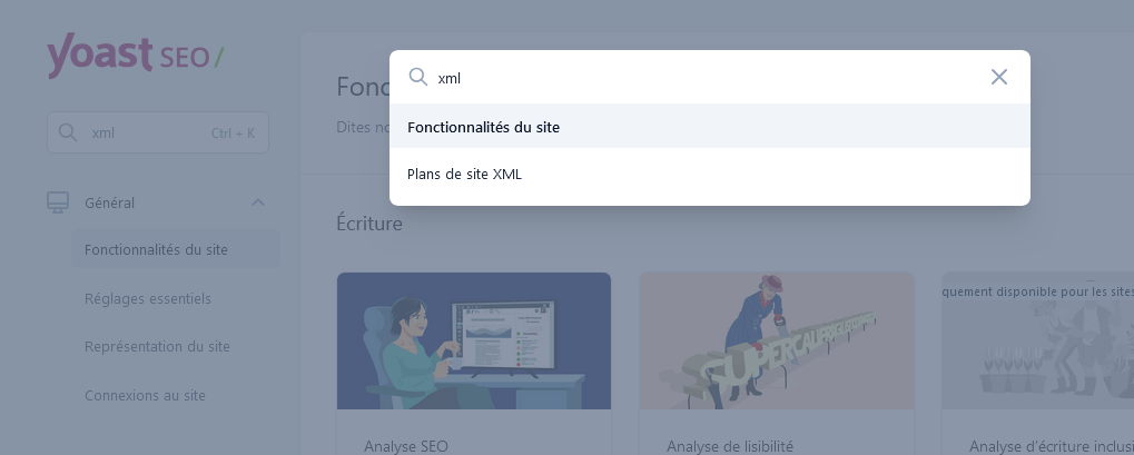 Ajouter un plan du site xml avec Yoast SEO